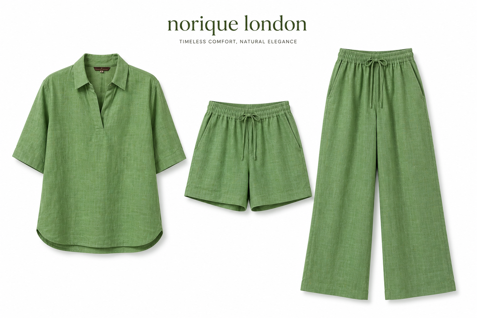Short sleeve with trouser and shorts